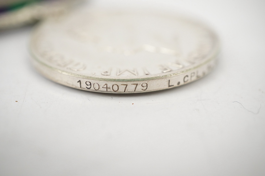 Four George VI General Service Medals